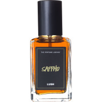 Sappho Perfume sappho perfume with a gold and black label