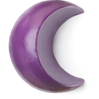 Night Bloom Purple Soap 2019 A purple moon shaped soap