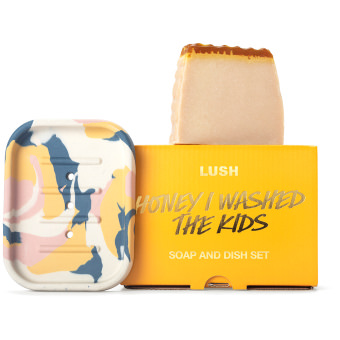 Honey I Washed The Kids Soap Dish Set a honey I washed the kids soap and clay soap dish with an orange box