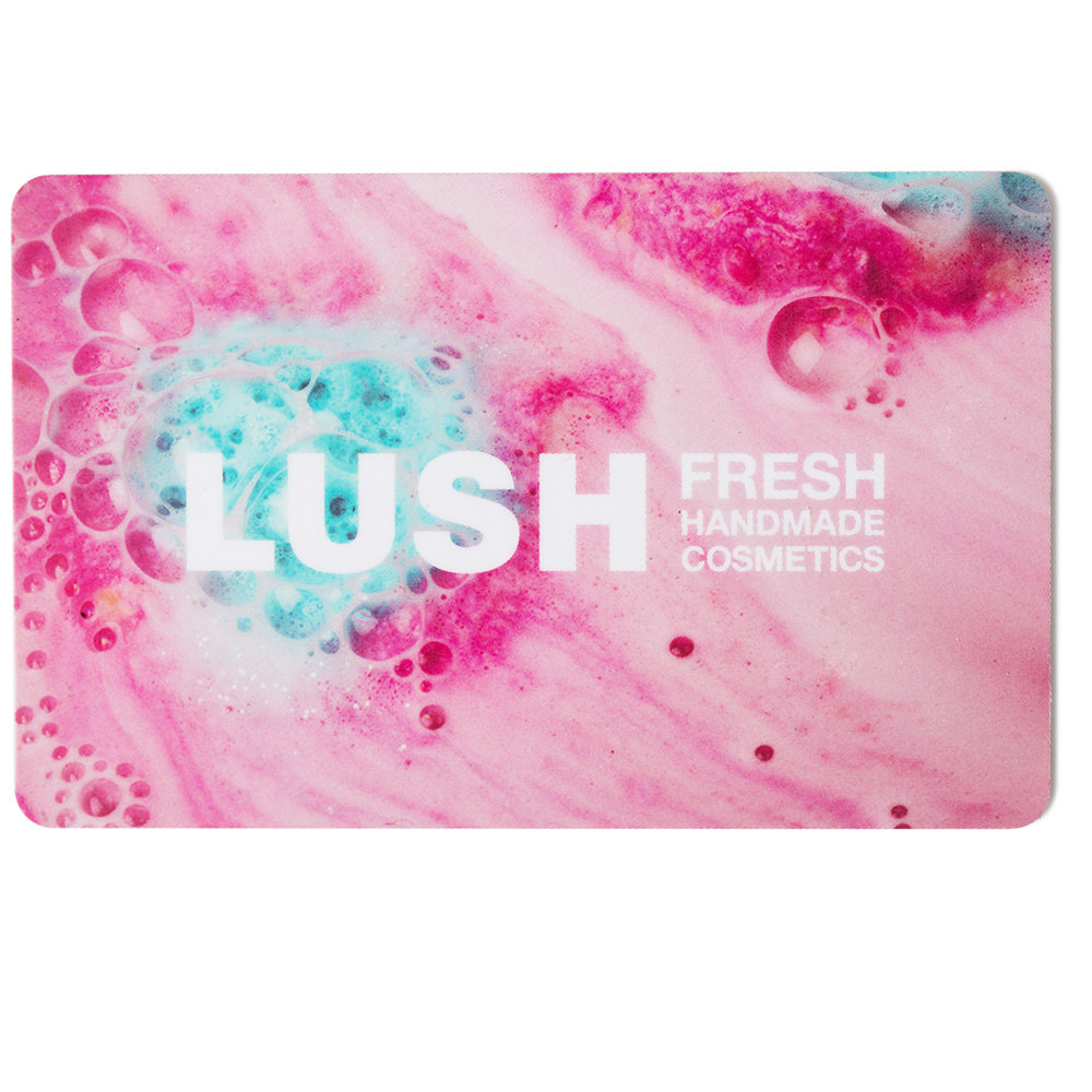 Lush Gift Card - products gift cards gift card bath art Lush Gift Card - products gift cards gift card bath art