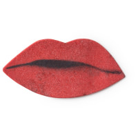 Kiss Me Quick mycí kartička Červená mycí kartička Kiss Me Quick ve tvaru rtů