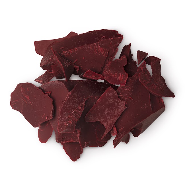 Chunks of solid ruby cocoa liquor Solid ruby cocoa liquor