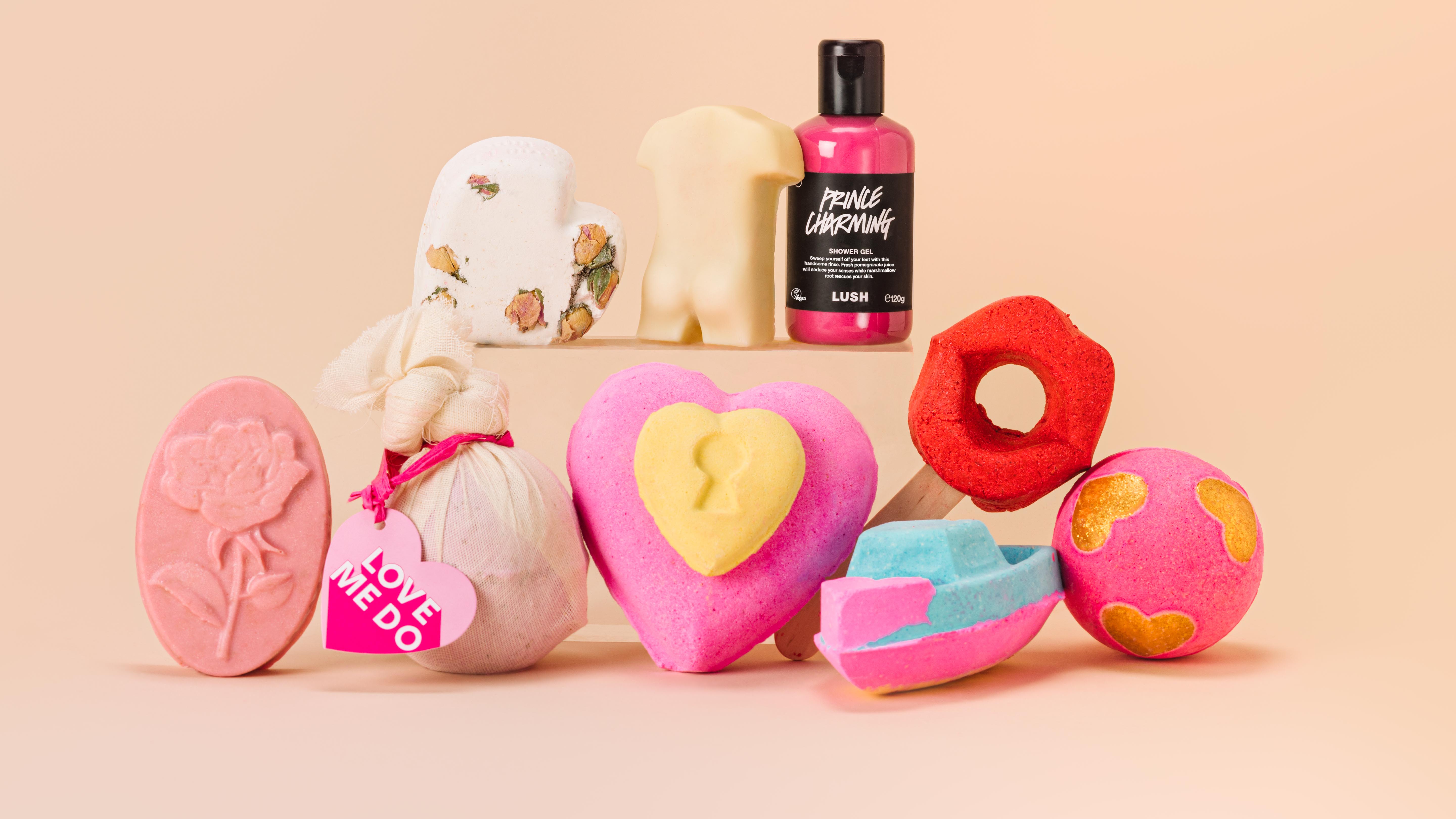 Alla hjärtans dag 2021 sortiment alla hjärtans dag 2021 produkter från Lush