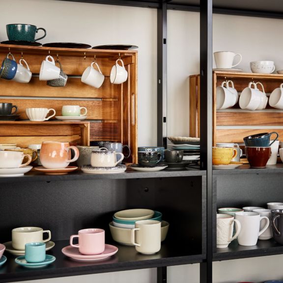 Koppar i showroom