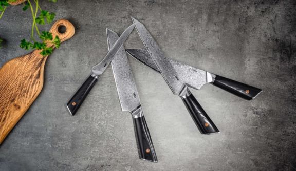 Various Santoku knives from VEGA