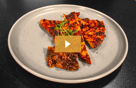 Vegane Sojasteaks