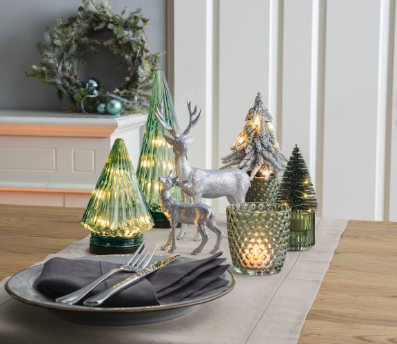 L'eleganza del verde e dell'argento per il tuo Natale