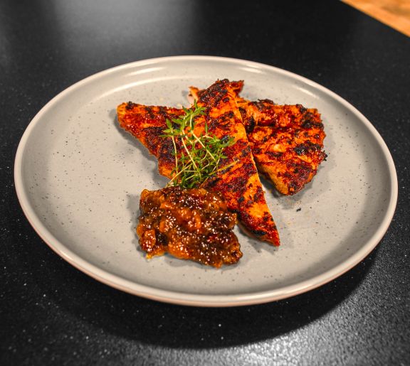 Vegane Steaks mit würziger Marinade