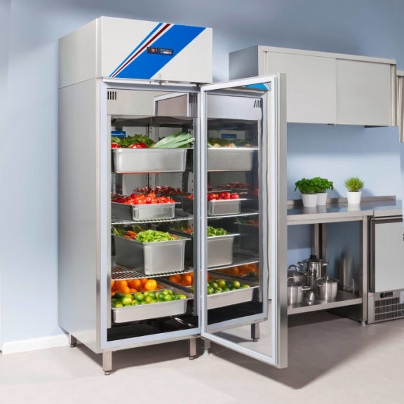 Kühlschrank in einer Gastro-Küche