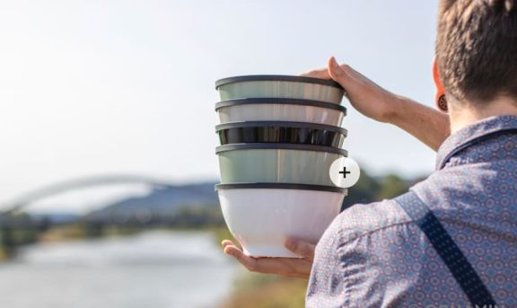Vaisselle professionnelle ORNAMIN : Boîte réutilisable pour la restauration
