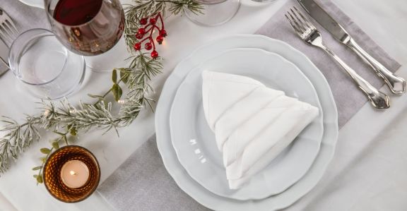 Serviettbrettet som juletre
