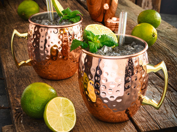 Il bicchiere Moscow Mule martellato di VEGA