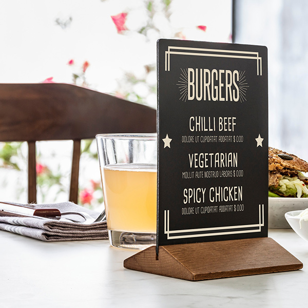 Table signs