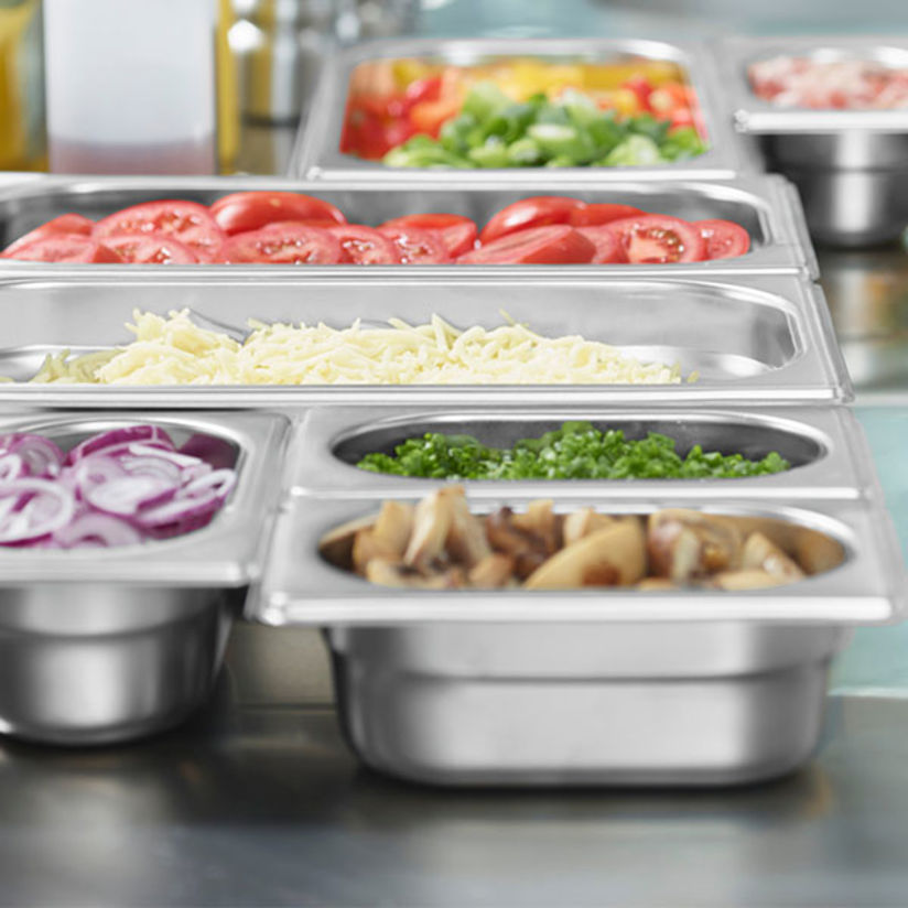 Lallisa 12 Contenitori Alimentari Trasparenti 4 Litri Con Coperchio - Uso Professionale - 2