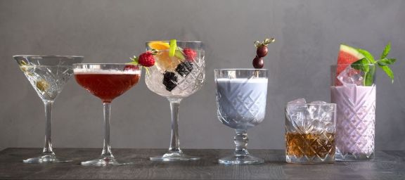 Forskellige typer glas
