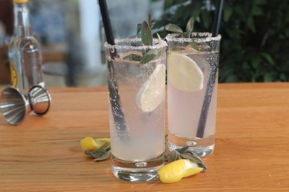 Gin Tonic s limunom u Longdrink čaši