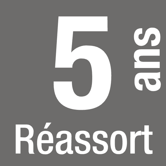 Picto garantie de réassort 5 ans