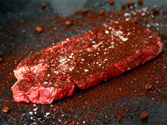 Gewürztes Steak