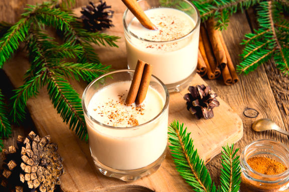 Eierpunsch aus Übersee - Eggnog