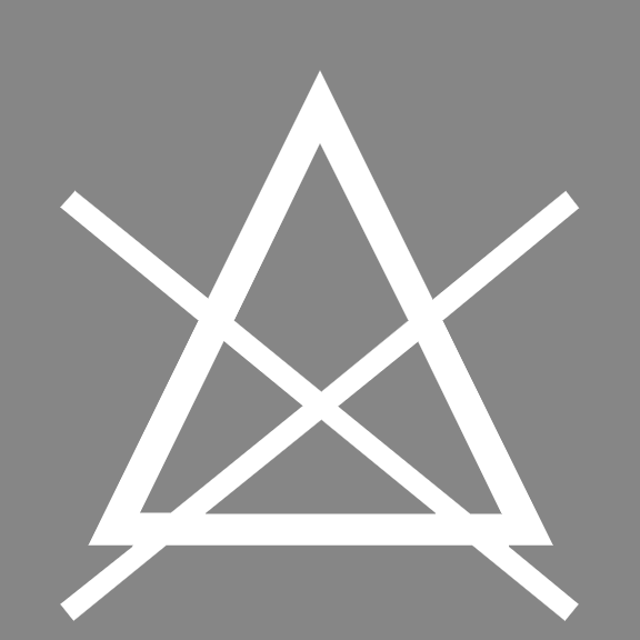 Vaskesymbol for ikke bleke