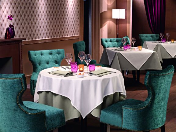 Barock inredning på restaurang