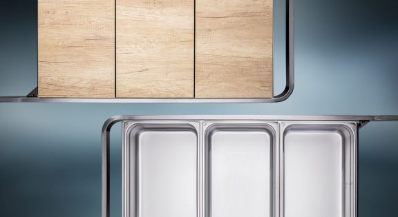 Rangements modulables de la desserte Sprinter