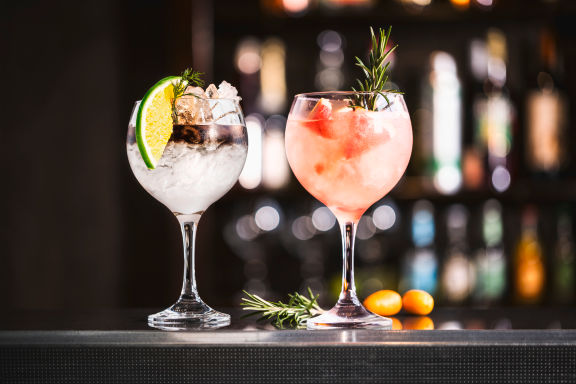 Bicchieri gin tonic particolari