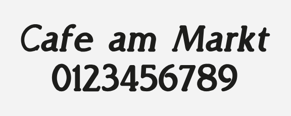 Schriftart Helsinki
