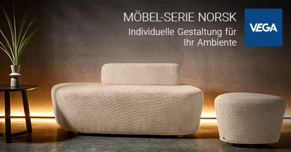 Einstiegsbanner zur Landingpage für das Sofa Norsk von VEGA
