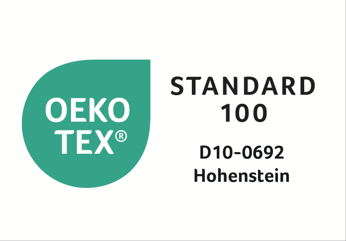 Zertifiziert für OEKO-TEX® STANDARD 100 - D10-0692