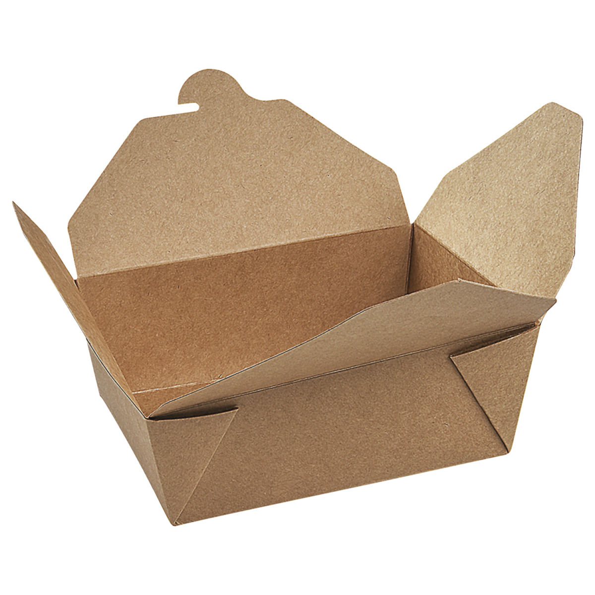 Scatola alimenti da asporto WIMEX; 1300ml, 15.1x12x6.5 cm (LxLxH); marrone; rettangolare; 50 pz. / confezione