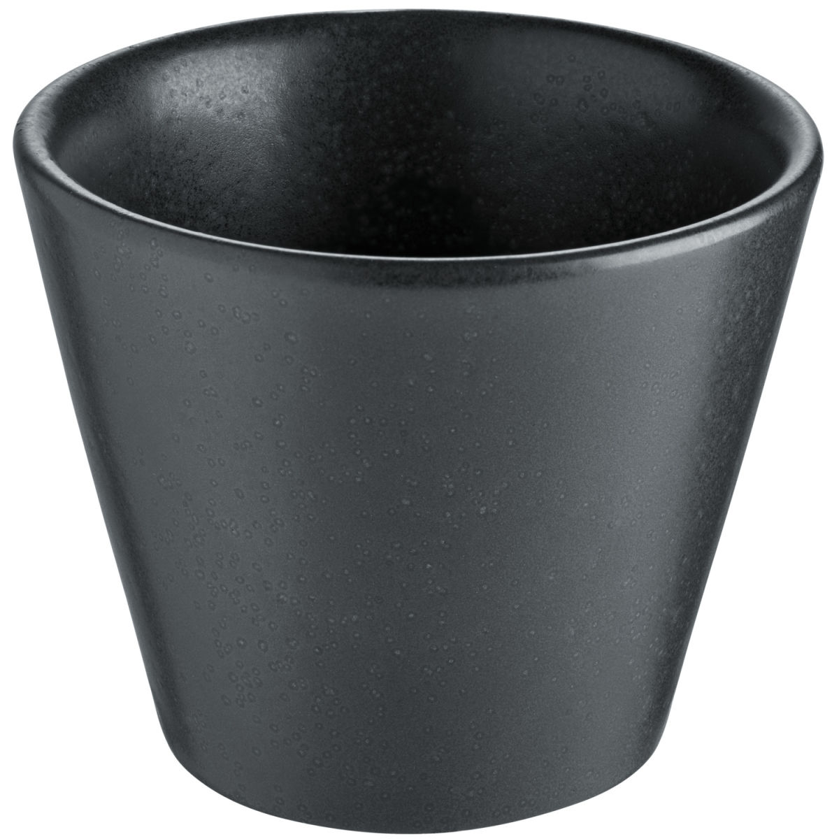 VEGA Schälchen Masca konisch 50 ml, 6x4.5 cm (ØxH); schwarz; konisch; 6 Stück / Pack