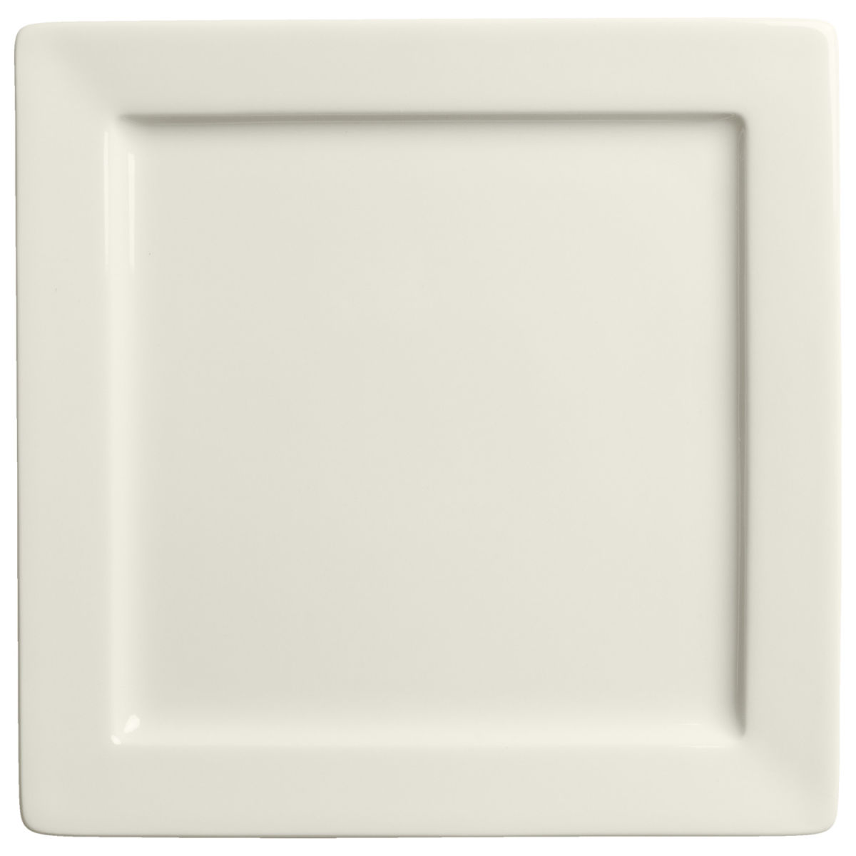Piatto Opus piano, quadrato VEGA; 24x24x2.2 cm (LxLxH); avorio; quadrata; 6 pz. / Pacco