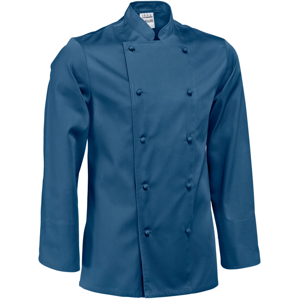 Chaqueta de cocina para hombre Paolo manga larga PULSIVA; Talla 64; azul oscuro