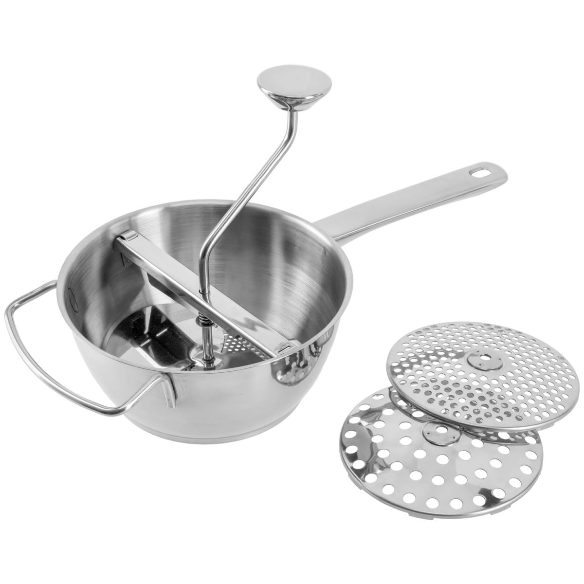 PULSIVA Passiermühle Squirl 20x42.7x19.5 cm (ØxLxH); silber