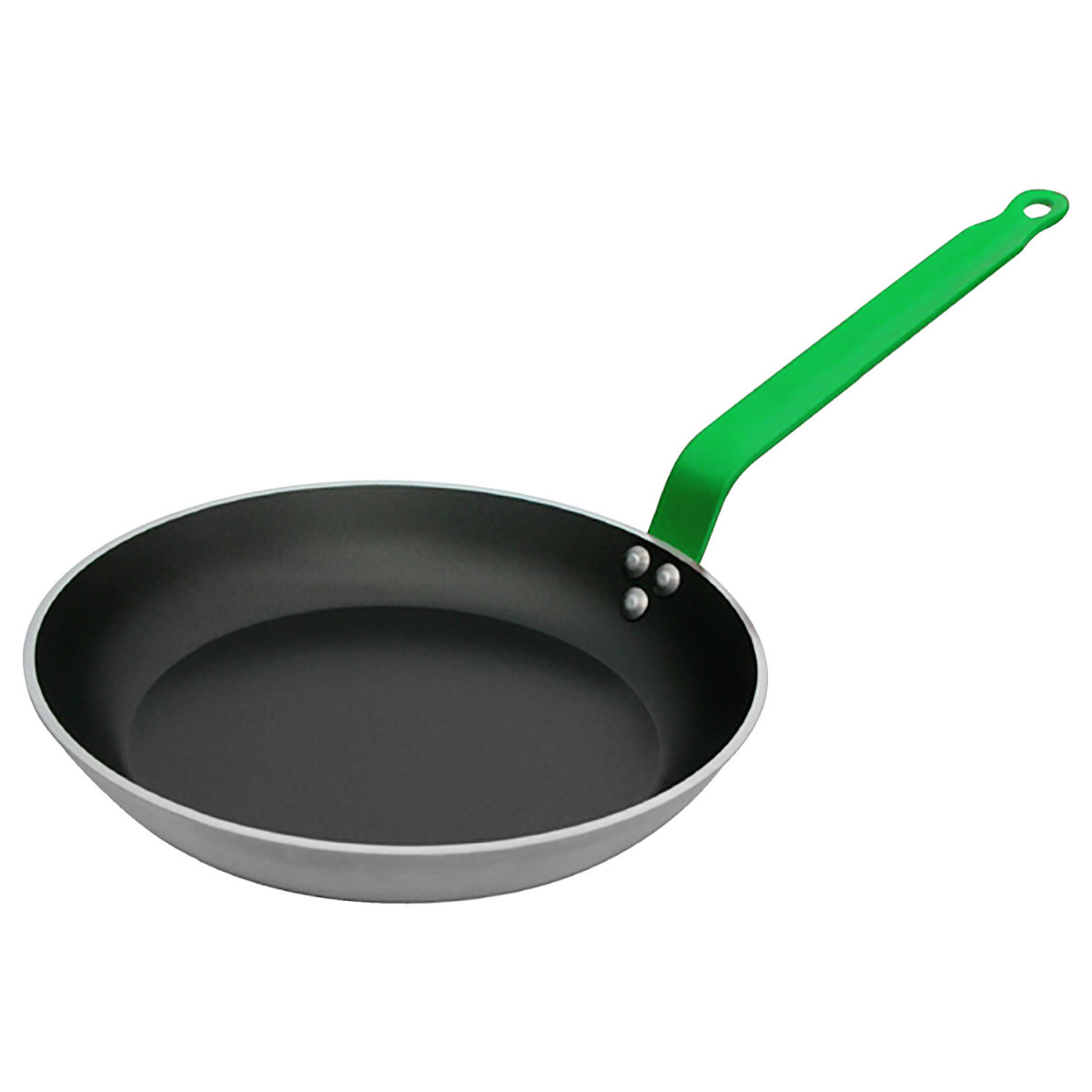 Padella Choc Resto con manico verde de Buyer; 20x3 cm (ØxH); verde/nero