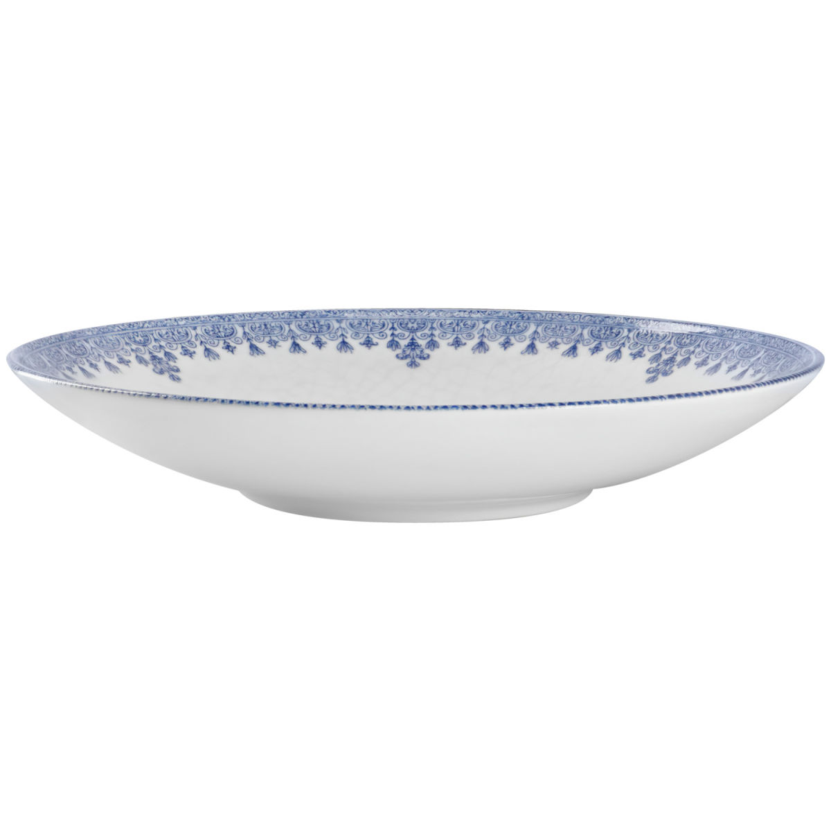 Piatto fondo vintage Nonna VEGA; 1700ml, 30x5.5 cm (ØxH); bianco/blu; rotonda; 6 pz. / confezione