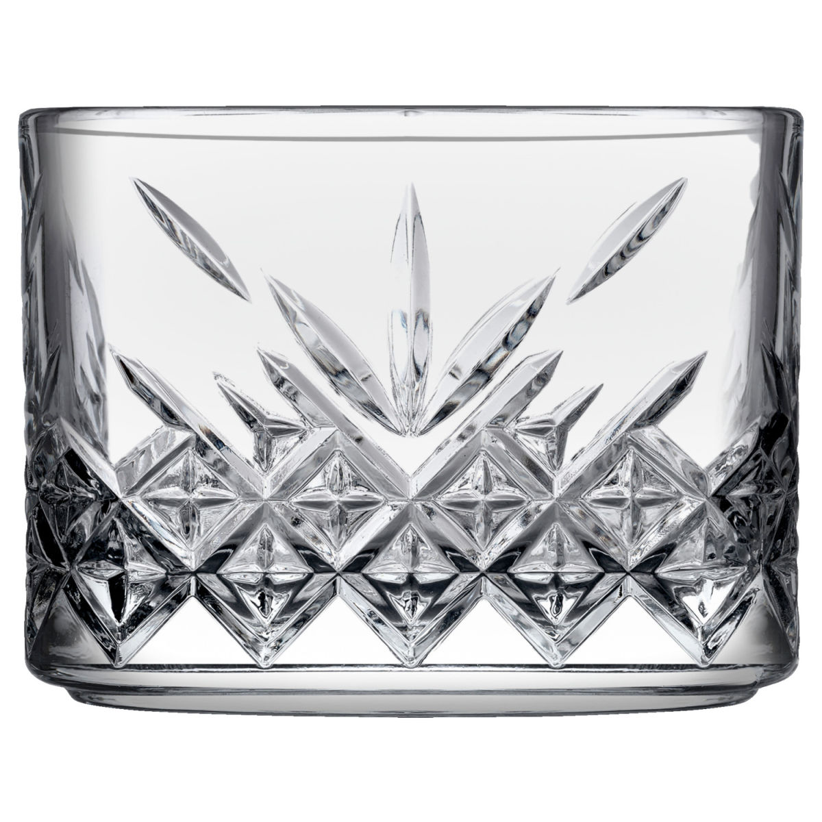 Ciotola  Timeless quadrata Pasabahçe; 235ml, 6.2 cm (H); trasparente; 4 pz. / confezione