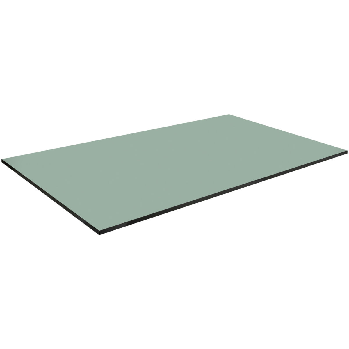 Vega HPL tafelblad  voor buiten Compa rechthoekig; 120x69 cm (LxB); mintgroen; rechthoekig