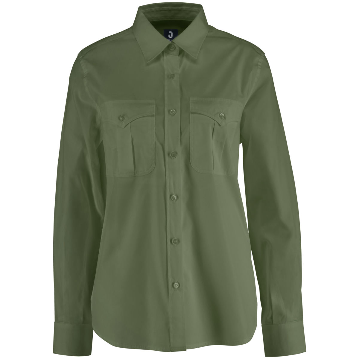 JOBELINE Damen Bluse Marlon Langarm Kleidergröße 38; oliv