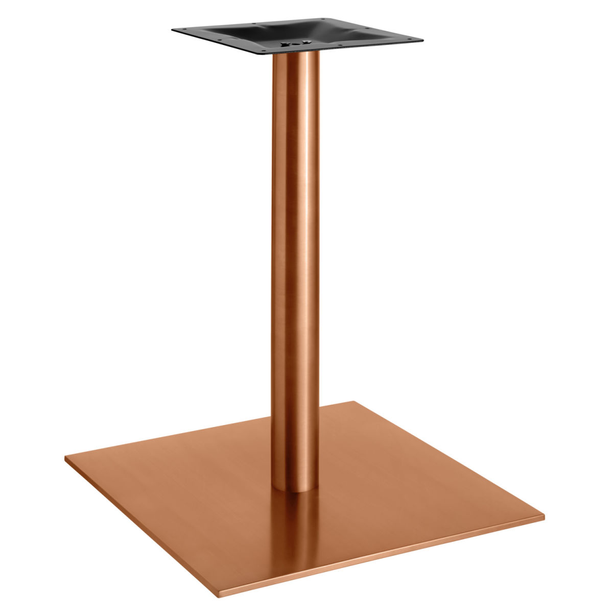 VEGA Indoor Tischgestell Orio eckig 55x55x72 cm (BxLxH); kupfer; quadratisch