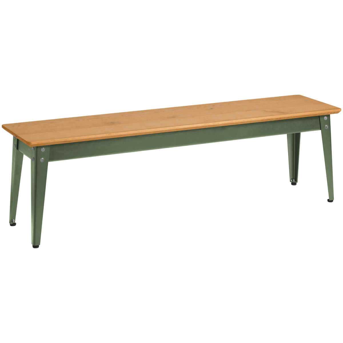 Vega Eetbank Acerios 2-zits; 35x160x46 cm (BxDxH); zitting wilde eik, frame olijf