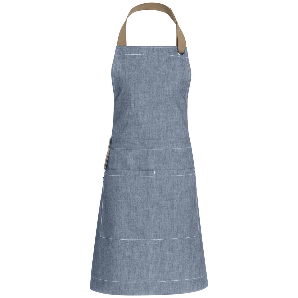 Grembiule con pettorina Flex 88x78 cm JOBELINE; 88x78 cm (LxL); blu