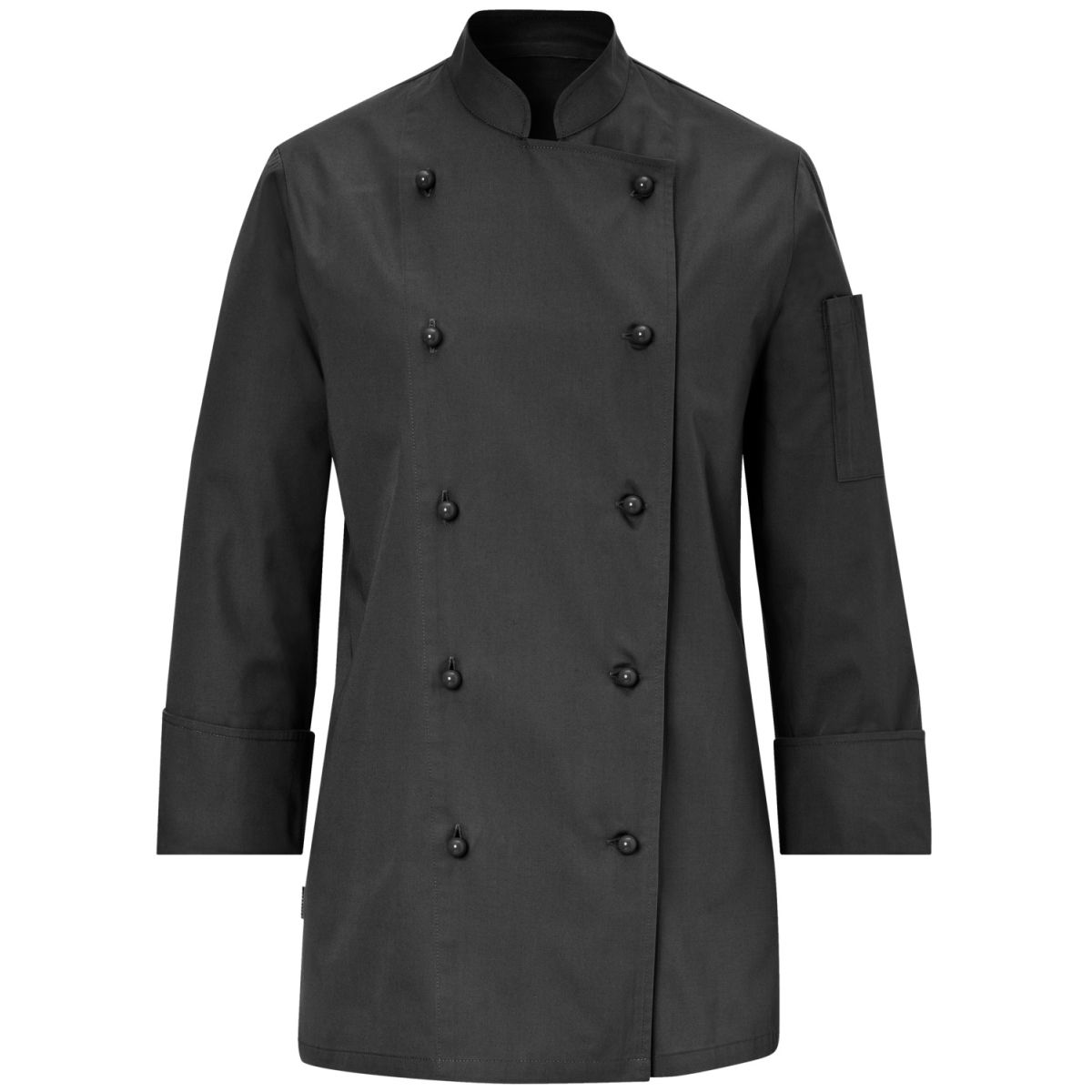 PULSIVA Damen Kochjacke Milan Langarm Kleidergröße 38; schwarz