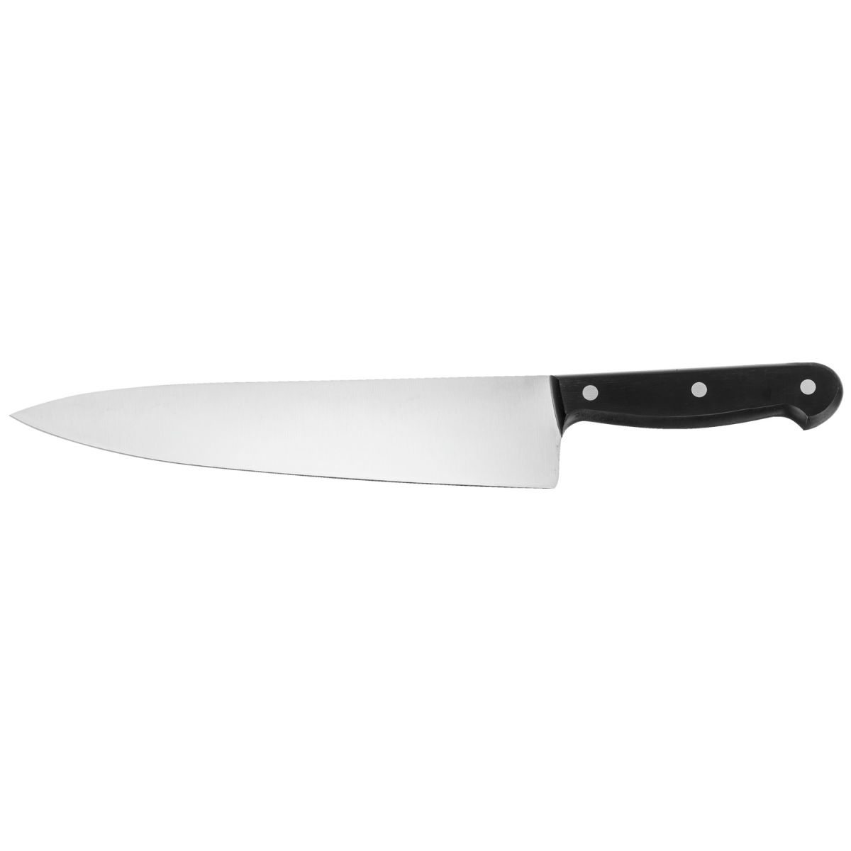 PULSIVA Kockkniv POM; Bladlängd 25 cm, 38 cm (L); Svart