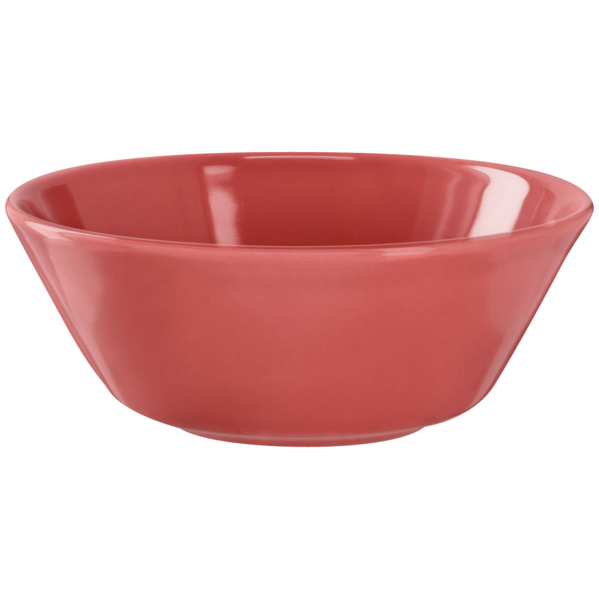 Ciotola Alegria VEGA; 350ml, 15x6 cm (ØxH); rosso chiaro; rotonda; 6 pz. / confezione