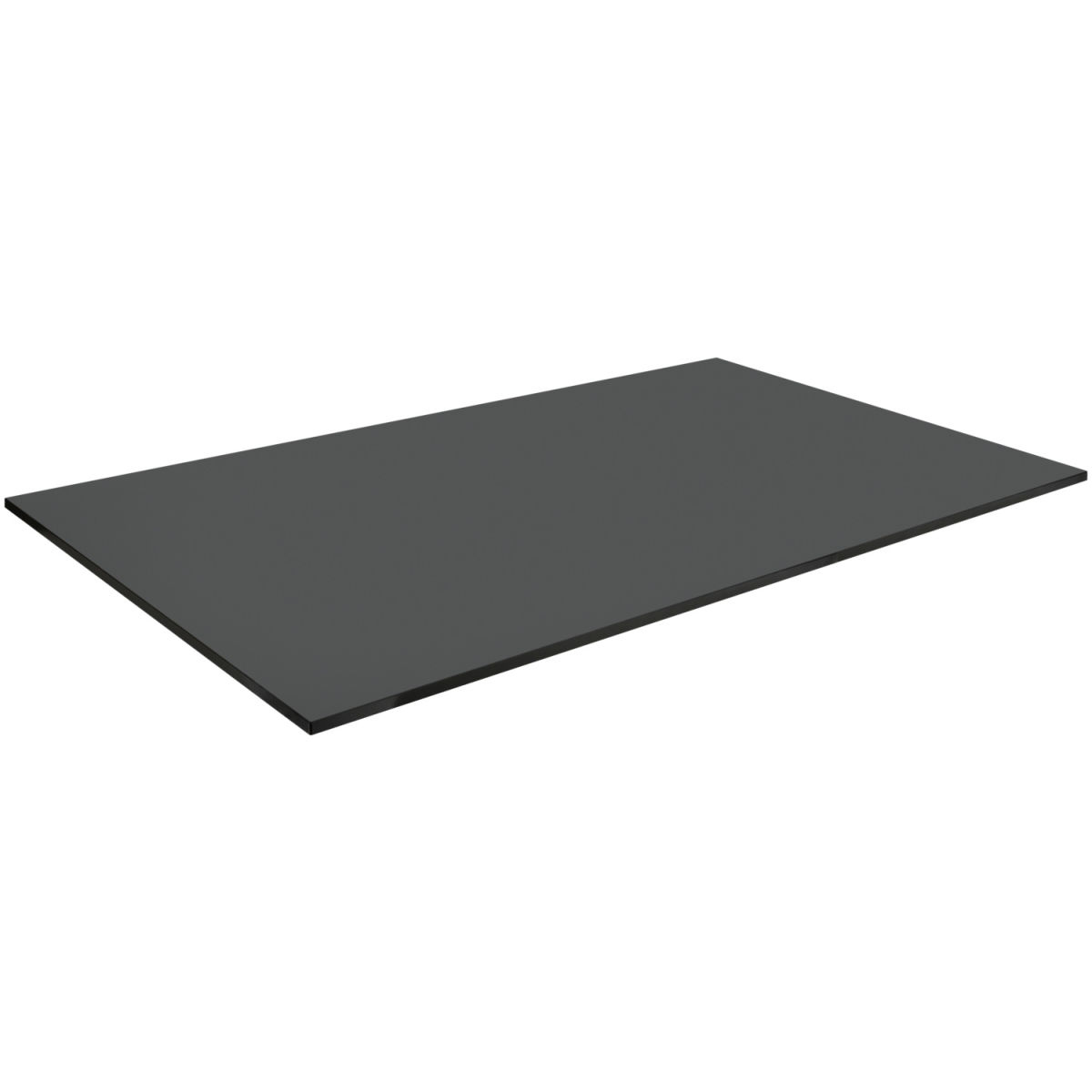 Vega HPL tafelblad  voor buiten Compa rechthoekig; 120x69 cm (LxB); antraciet; rechthoekig