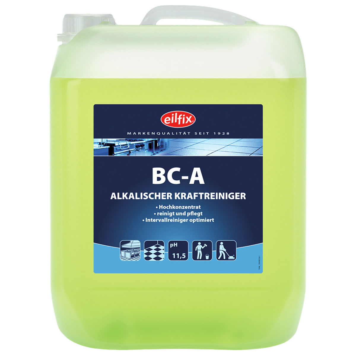 BC A Limpiador concentrado alcalino para toda la cocina Eilfix; 10000 ml; amarillo