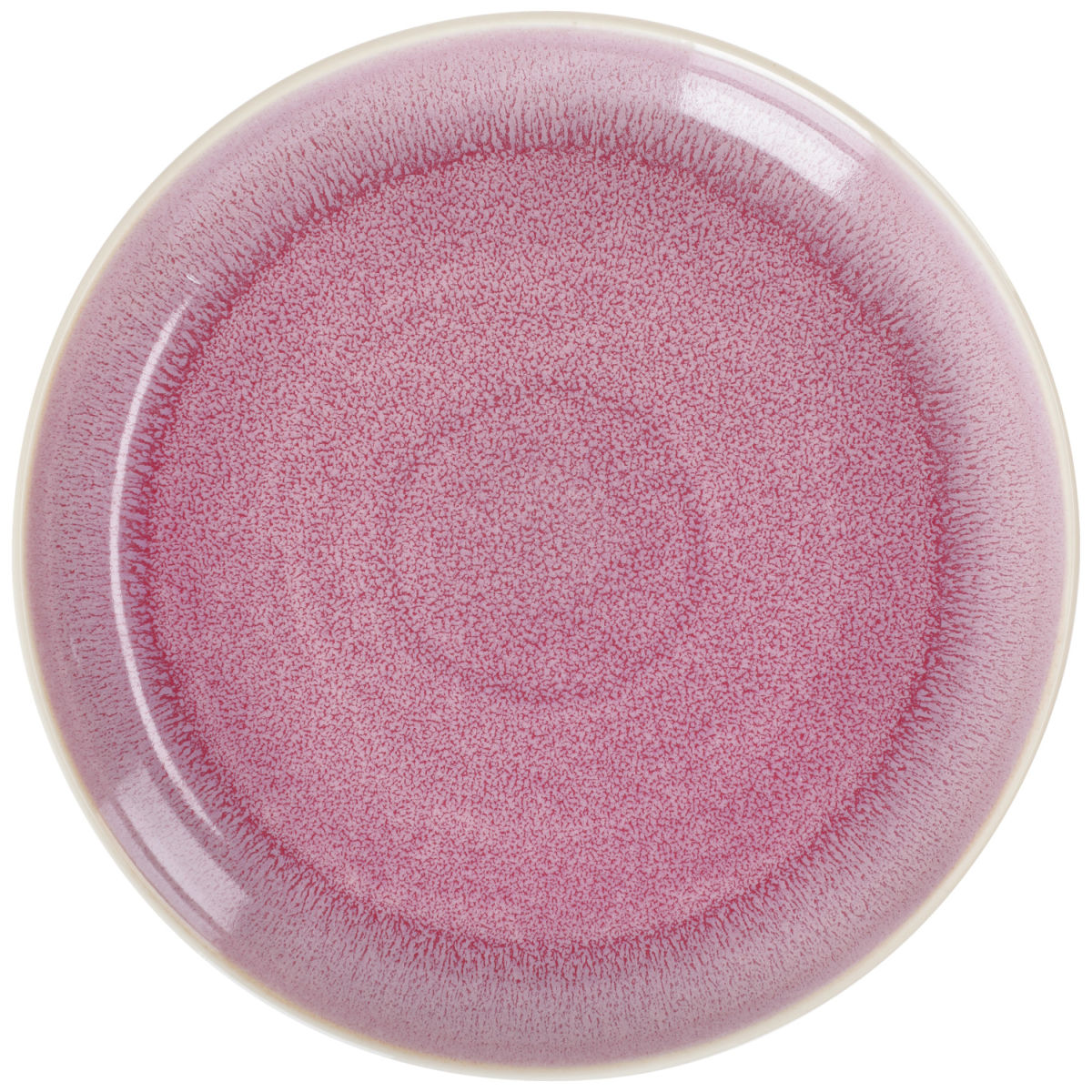 Vega Plat bord Navina; 27x3 cm (ØxH); rosa; rond; 4 stuk / verpakking
