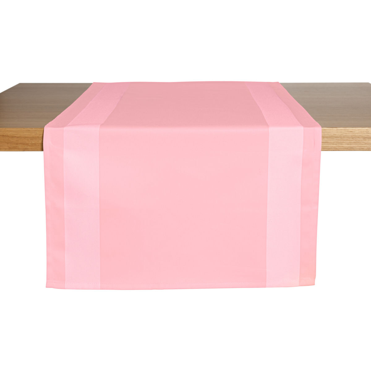 Camino de mesa Ambiente ERWIN M.; 40x130 cm (AnxLg); rosa palo; rectangular; 2 pz. / Paquete